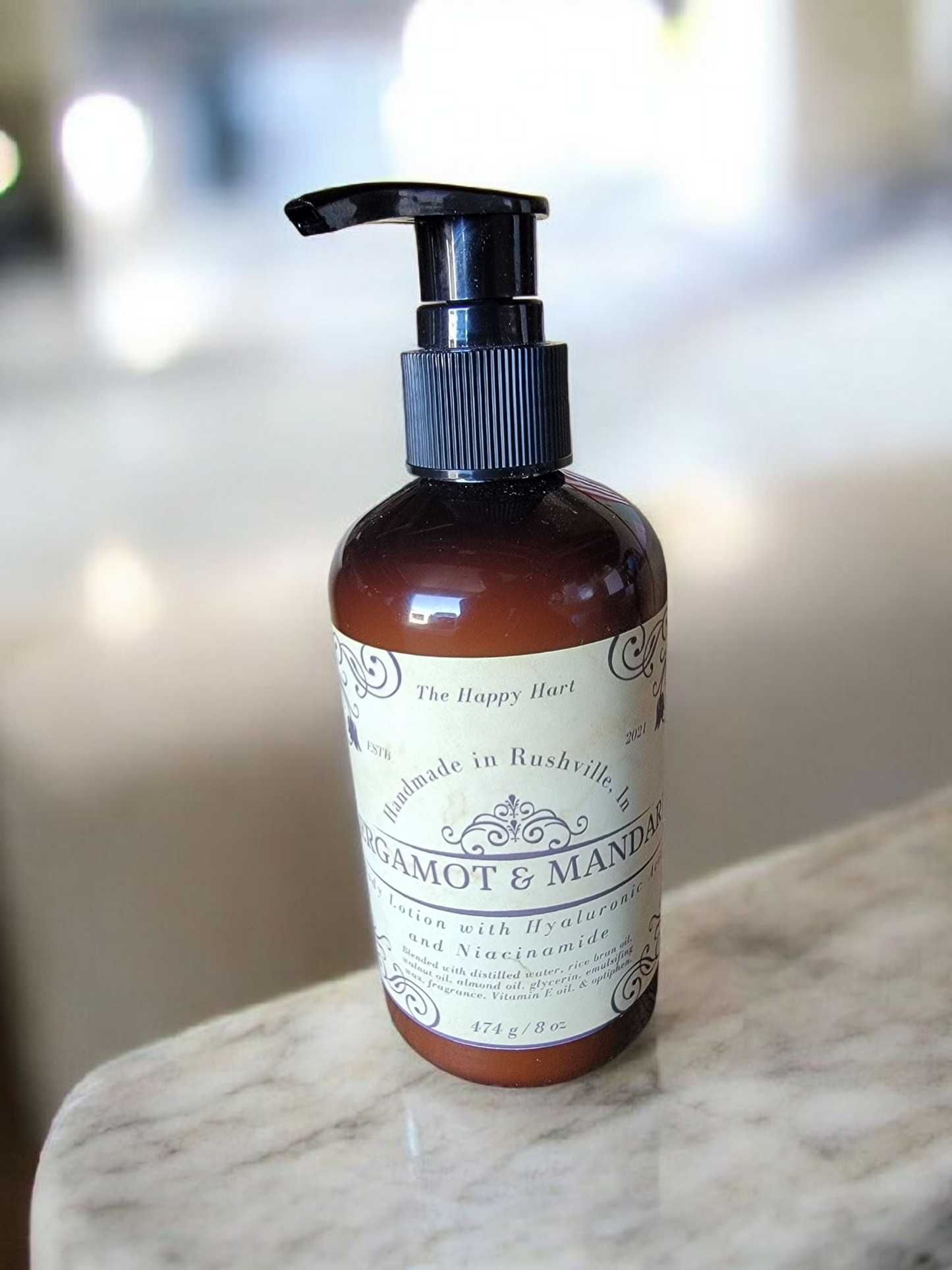 Handcrafted Lotion with Hyaluronic Acid and Niacinamide