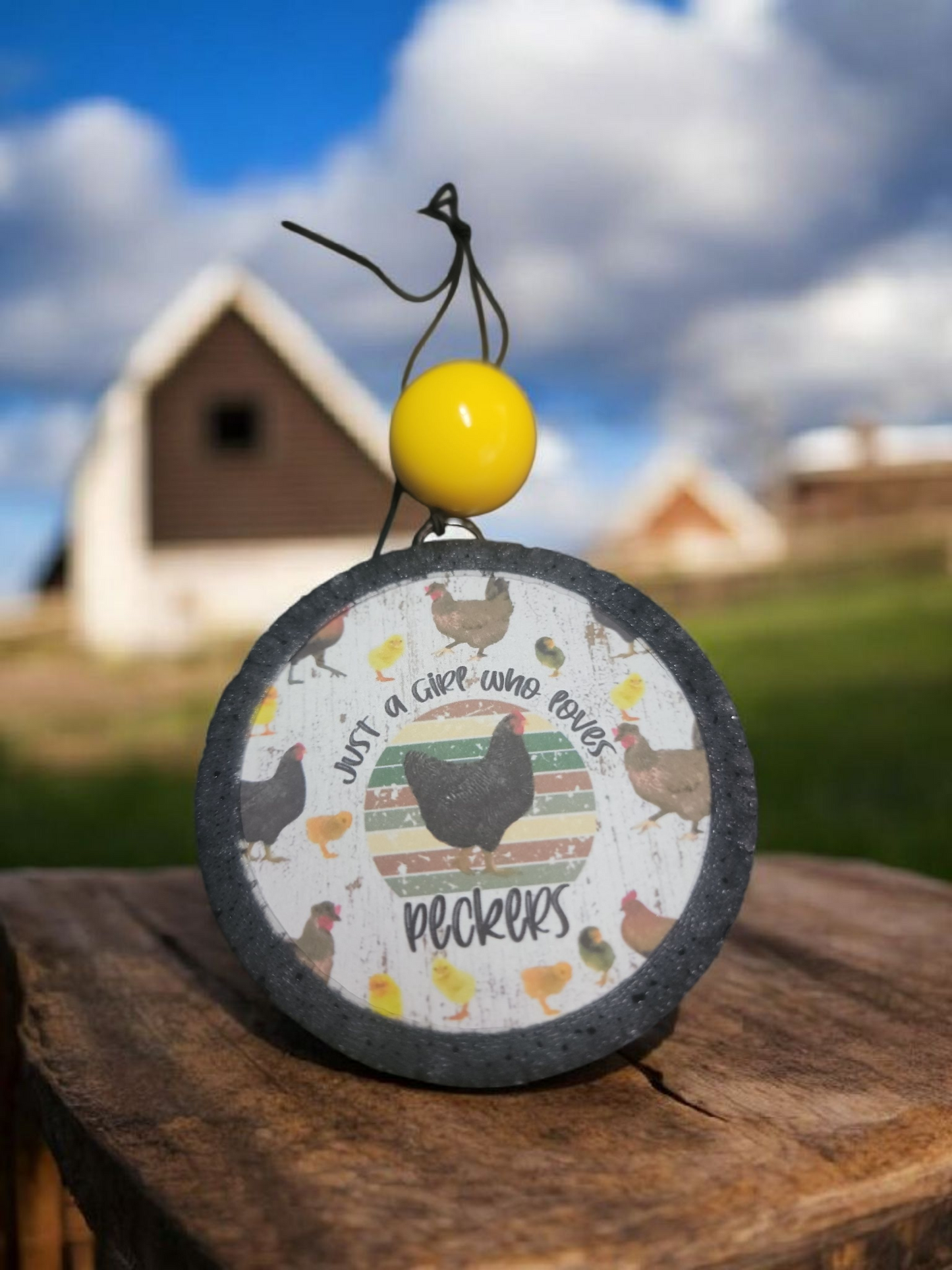 Love Chicken Car Freshie