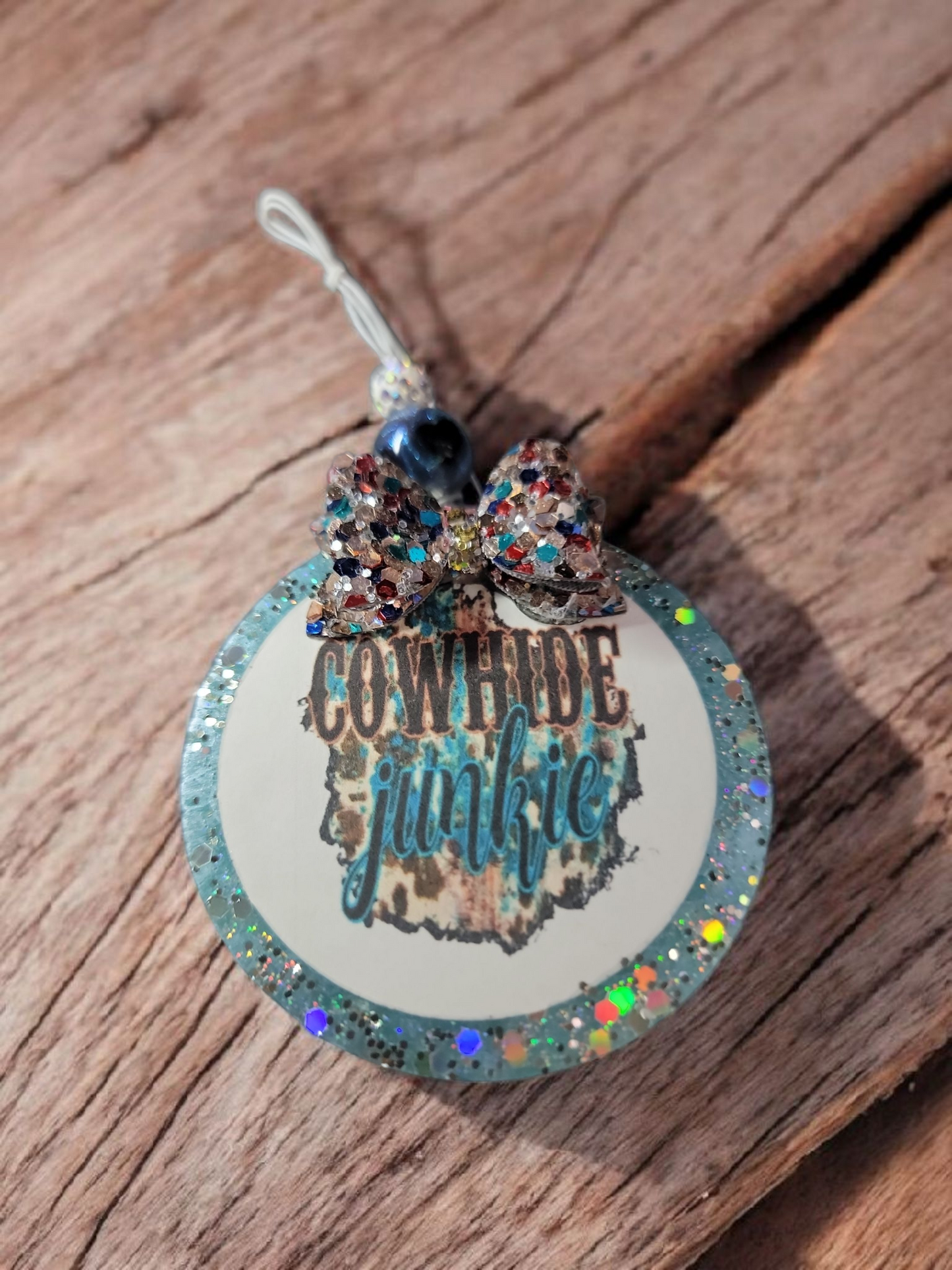 Cowhide Junkie Car Freshie