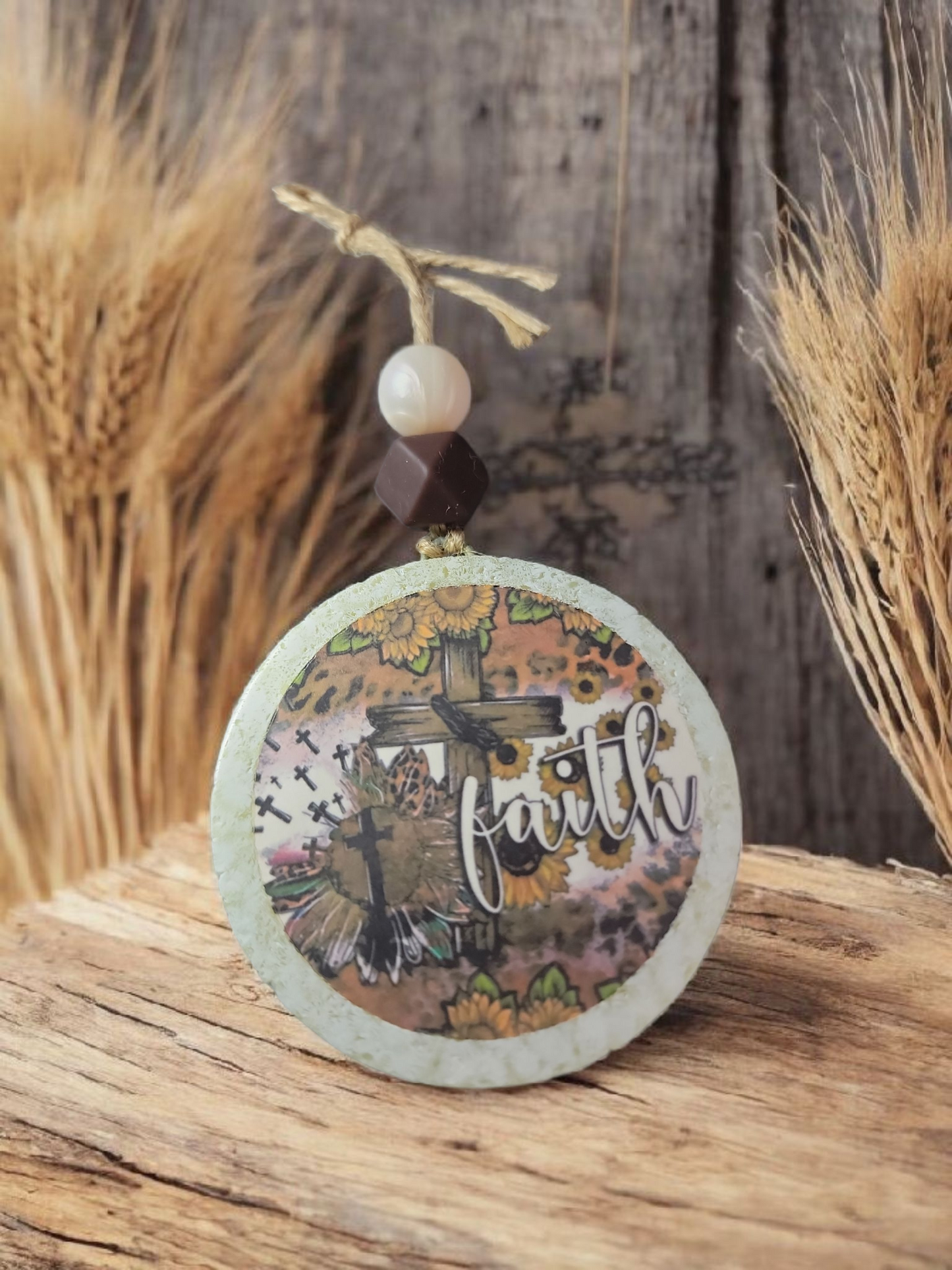 Faith & Cross Car Freshie