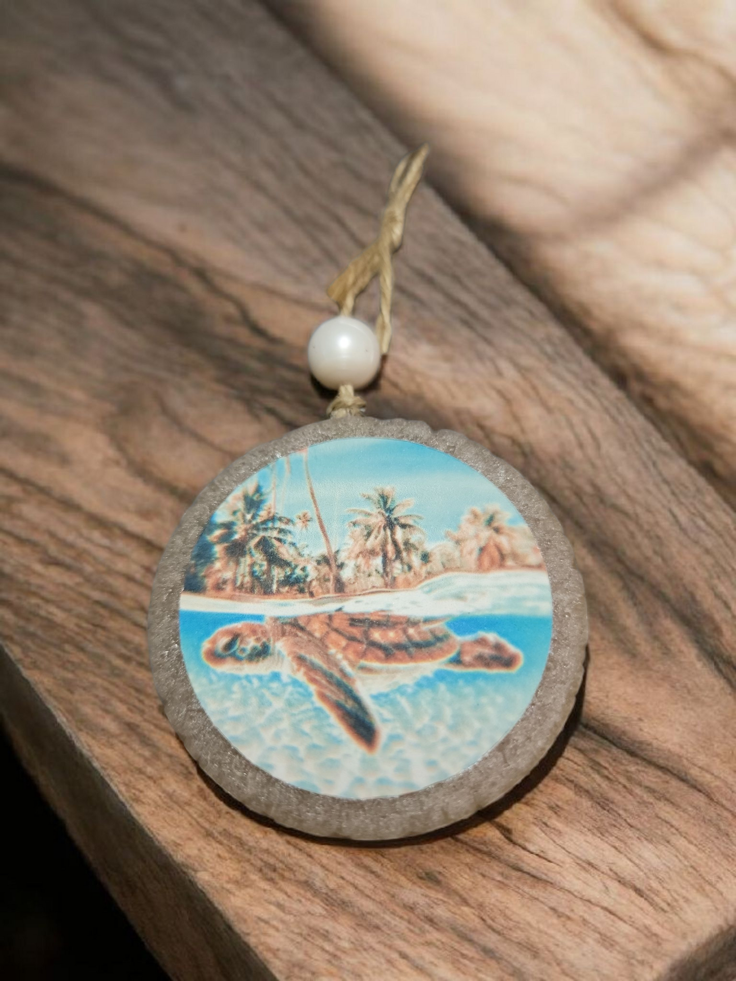 Turtle in Sea Car Freshie