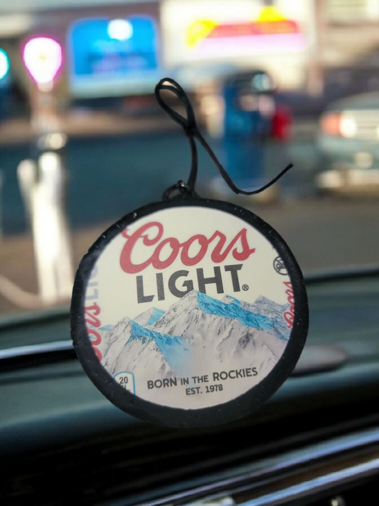 Coors Light Car Freshie