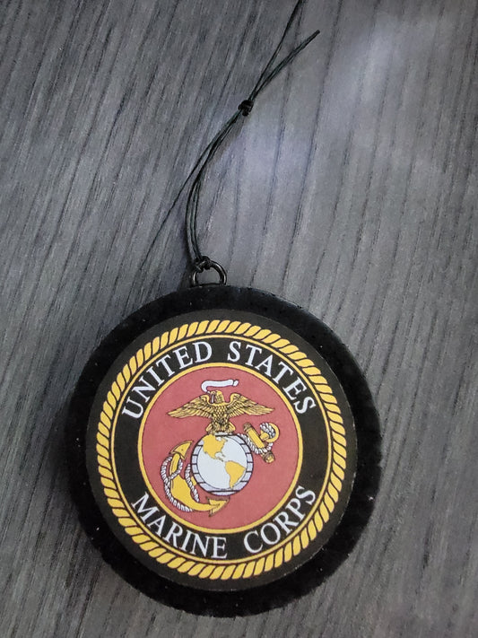 Marine Burgundy Red Car Freshie