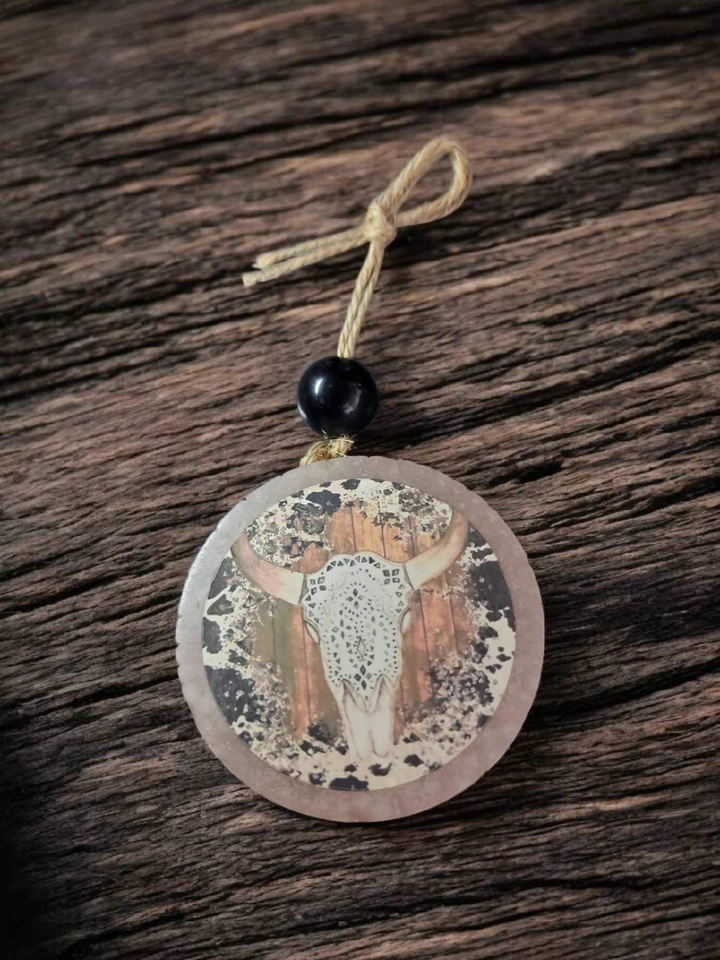 Cow Skull Car Freshie