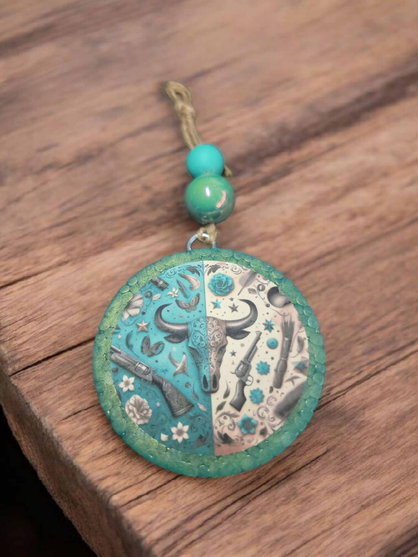 Skull & Guns Car Freshie