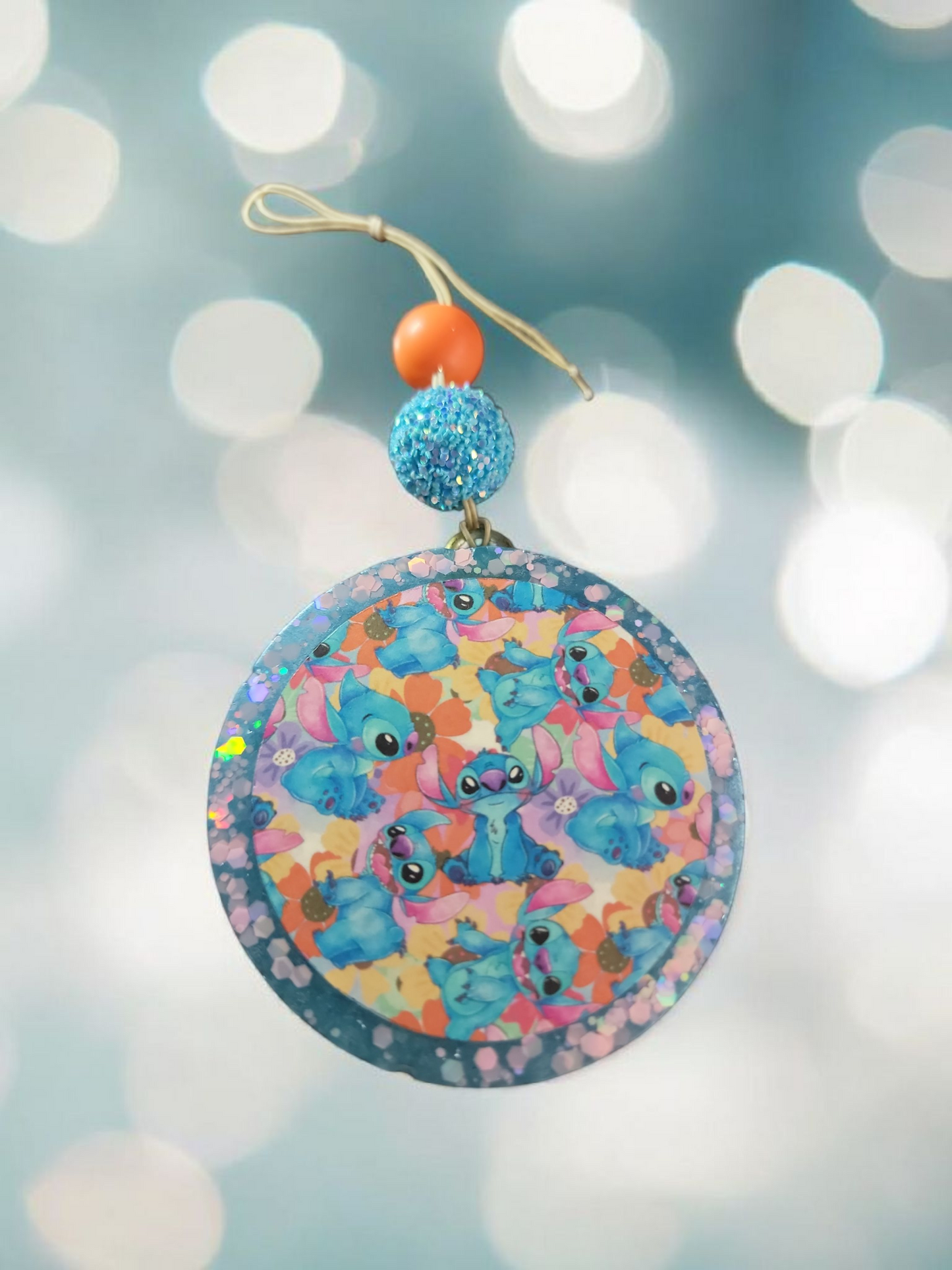 Stitch Blue & Orange Car Freshie