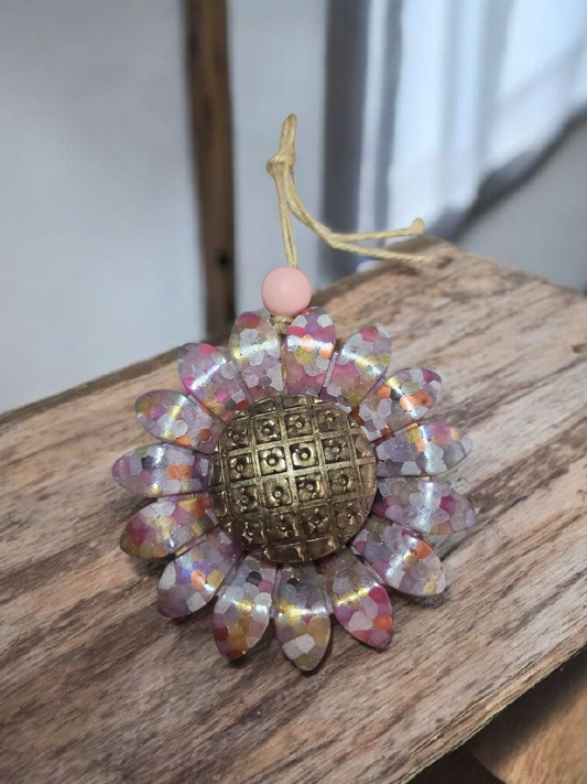 Sunflower Multi Color Car Freshie